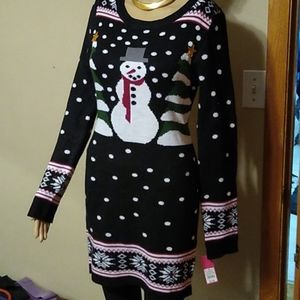 "Ugly" Christmas sweater DRESS small